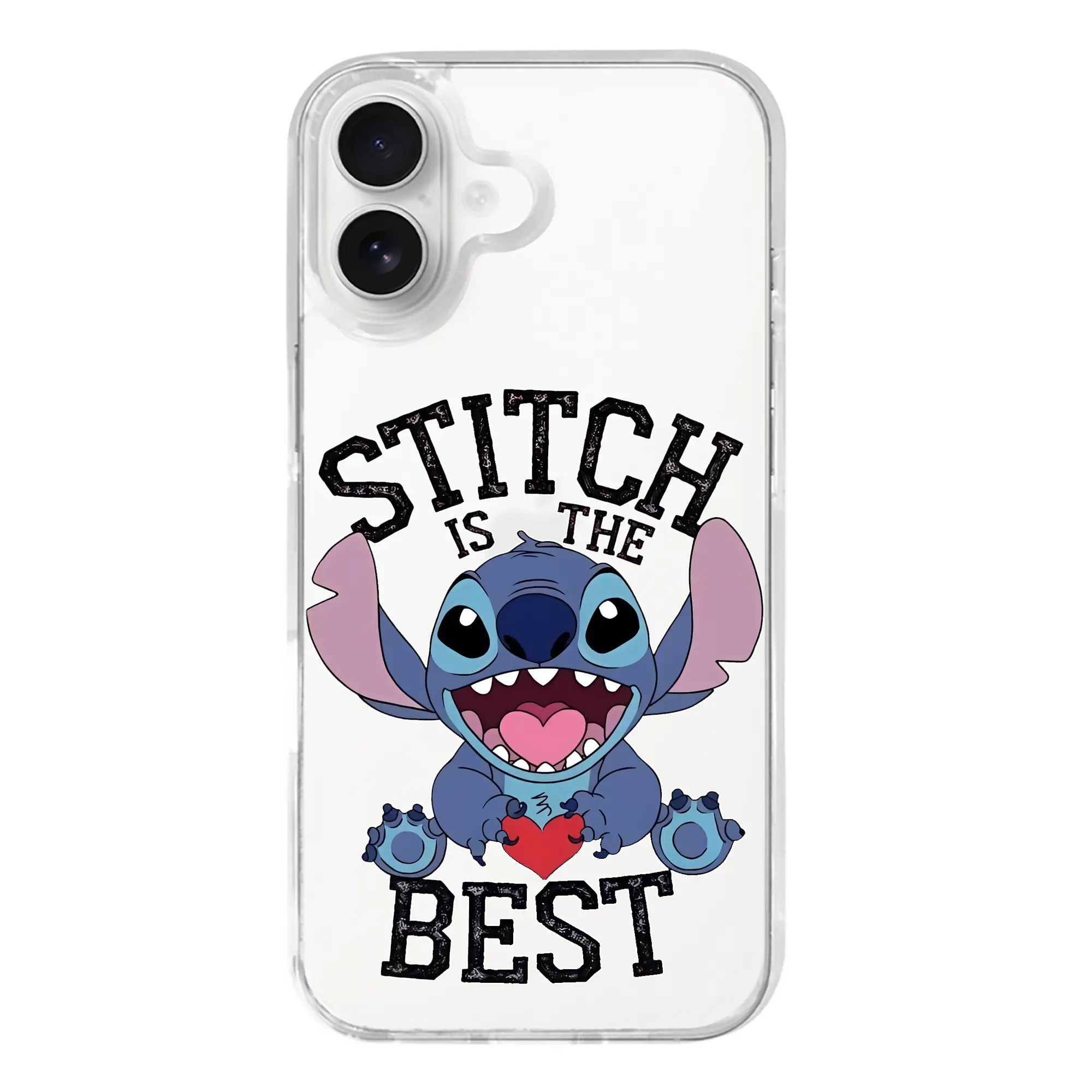 リロ＆スティッチ グッズ スティッチ - iPhone 17シリーズ 透明スマホケース – 薄型・耐衝撃・精密フィット保護カバー